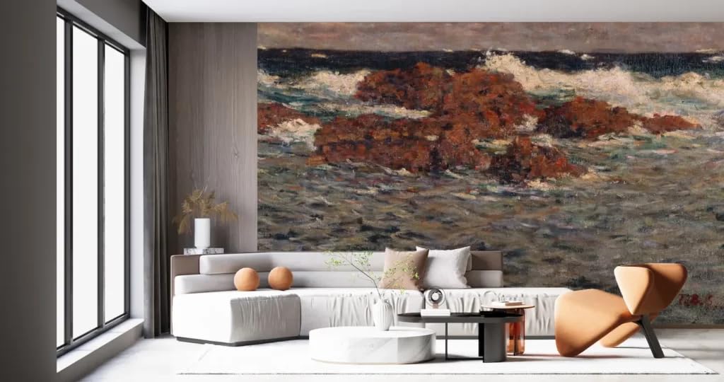 Amazon | 壁紙アート青木繁 海景 布良の海 天才画家 ロマン主義